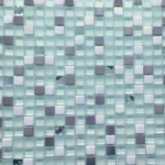 Glas-Metall-Mosaik LB102 White 